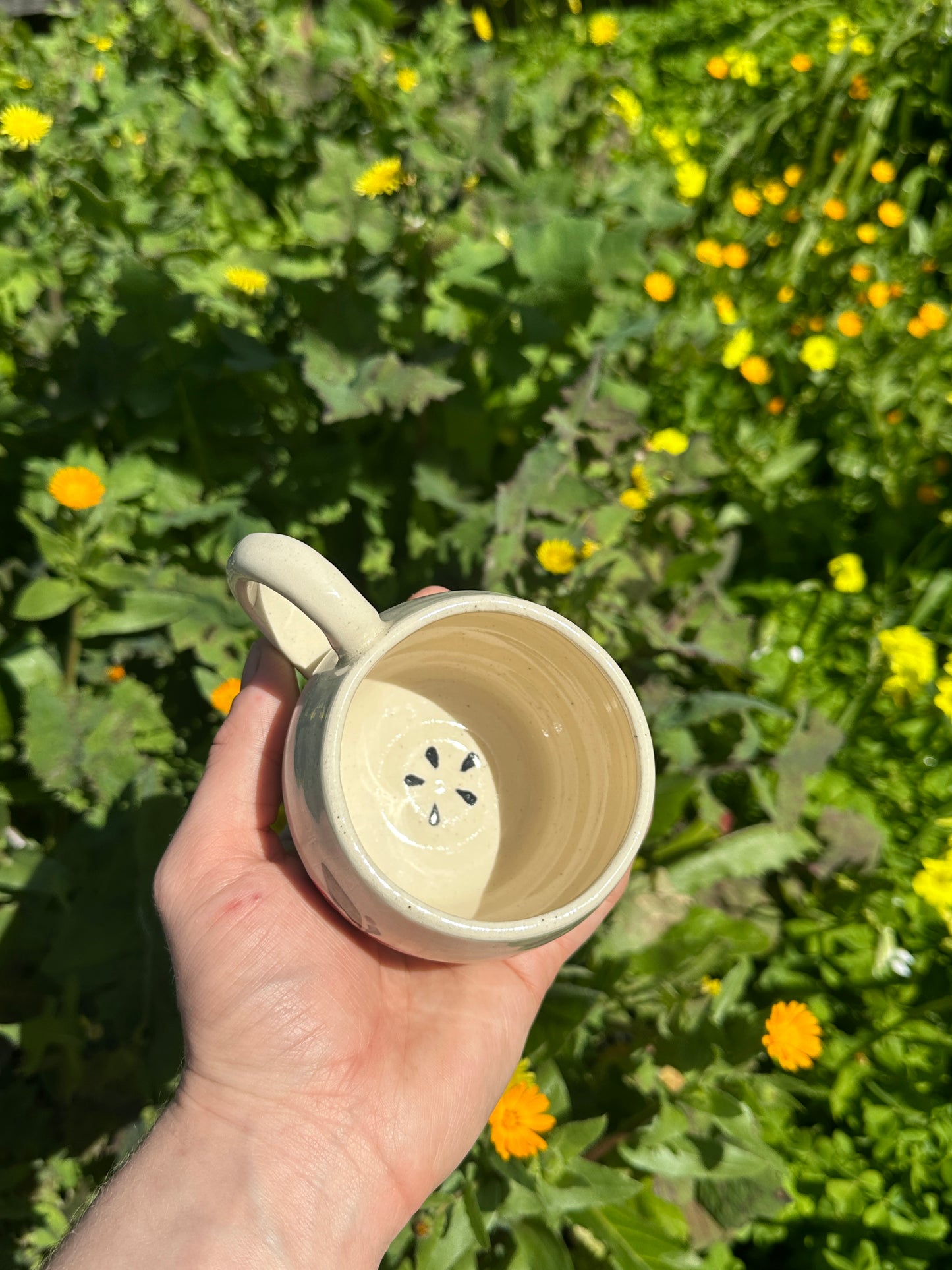 Red Lady Apple Stoneware Mug