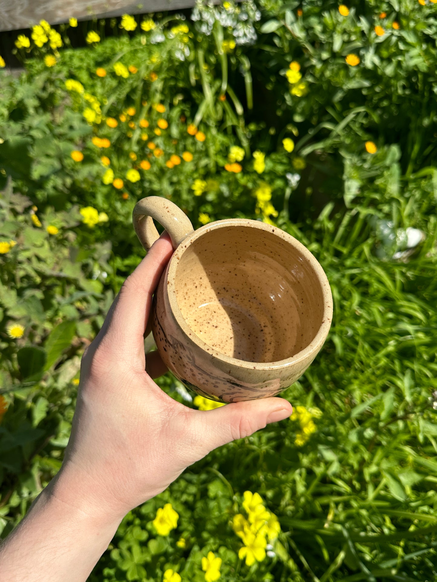 Sir Salmon Speckled Stoneware Mug